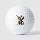 Chupacabra Gremlin Hybride Illustratie Golfballen (Voorkant)
