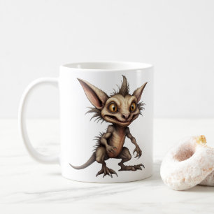 Chupacabra Gremlin Hybride Illustratie Koffiemok