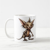Chupacabra Gremlin Hybride Illustratie Koffiemok (Links)