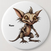 Chupacabra Gremlin Hybride Illustratie Ronde Button 6,0 Cm (Voorkant)