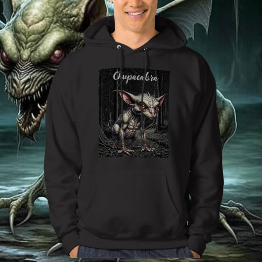 Chupacabra in de Bossen Cryptid Hoodie