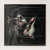 Chupacabra in de Bossen Cryptid Legpuzzel (Horizontaal)