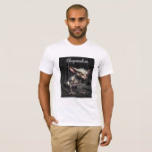 Chupacabra in de Bossen Cryptid T-shirt (Voorkant volledig)
