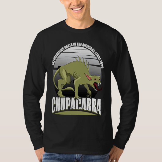 Chupacabra Intimidating Goats In The Americas Sinc T-shirt (Voorkant)