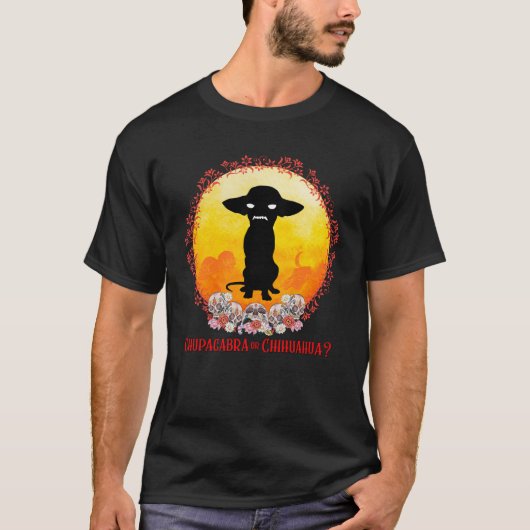 Chupacabra of Chihuahua? Evil Mystery Animal T-shirt (Voorkant)
