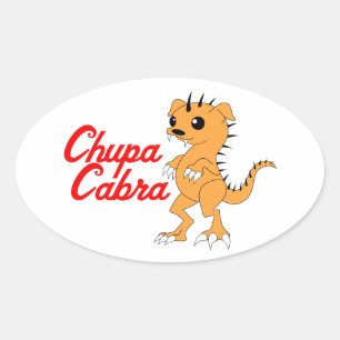Chupacabra Ovale Sticker