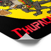 Chupacabra Party Time Cinco de Mayo Poster (Hoek)