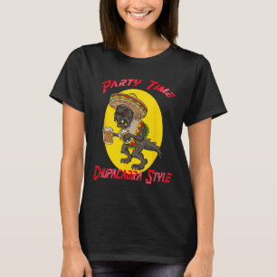 Chupacabra Party Time Cinco de Mayo T-shirt