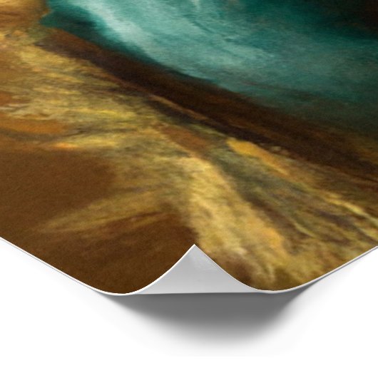 Chupacabra Print, waardevol Poster papier (mat) (Hoek)