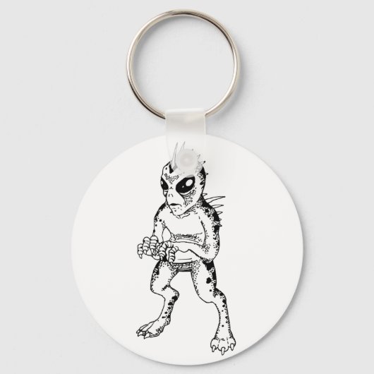 Chupacabra (Schets) Sleutelhanger (Voorkant)