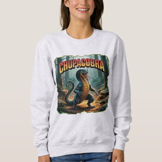 Chupacobra illustratie Combo Creature Grappig Trui (Voorkant)
