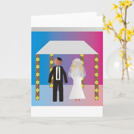 Chuppa Kaart (Gele Bloem)