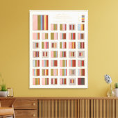 Church Accommodation, Statistical US Lithograaf Canvas Afdruk (Insitu (Woonkamer))