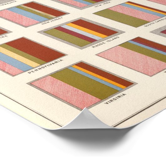 Church Accommodation, Statistical US Lithograaf Poster (Hoek)