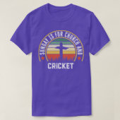 Church and Cricket Funny Christelijk Faith Gift T-shirt (Design voorkant)