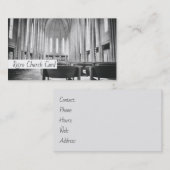 Church Architecture Retro Monochrome religie Visitekaartje (Voorkant / Achterkant)