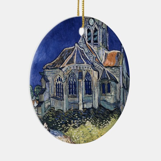 Church Auvers Sur Oise schilder Vincent van Gogh Keramisch Ornament (Rechts)