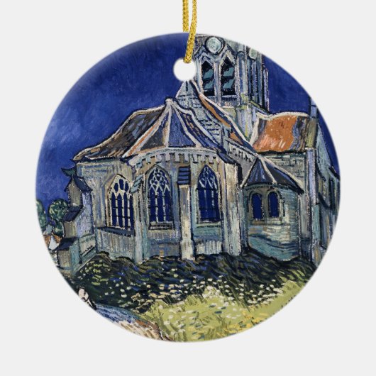 Church Auvers Sur Oise schilder Vincent van Gogh Keramisch Ornament (Voorkant)