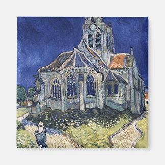 Church Auvers Sur Oise schilder Vincent van Gogh Magneet