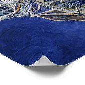 Church Auvers Sur Oise schilder Vincent van Gogh Poster (Hoek)