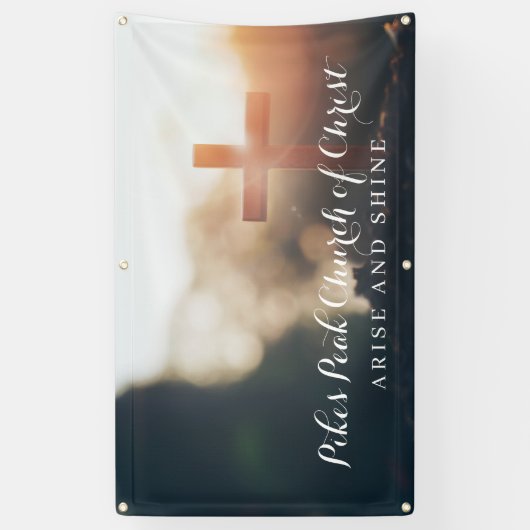 Church Banner | Slijp en schijn (Verticaal)