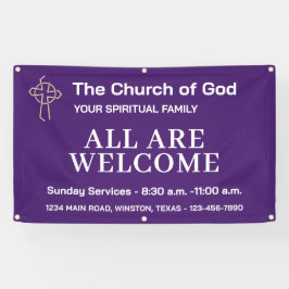 Church Banner With Your Logo