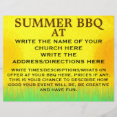 CHURCH BBQ FLYER (Voorkant)
