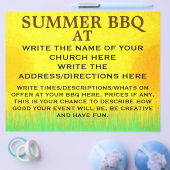 CHURCH BBQ FLYER (Enkel)