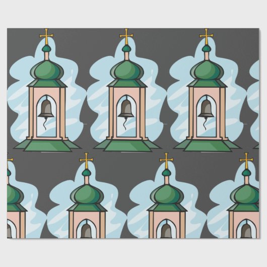 Church Belfry Cadeaupapier (Vlak)