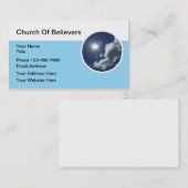 Church Believers Christelijke Visitekaartjes (Voorkant / Achterkant)