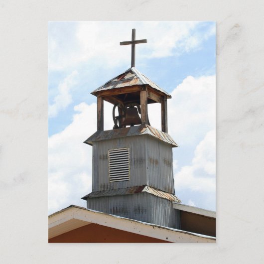 Church Bell Tower in Truchas, New Mexico Briefkaart (Voorkant)