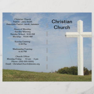Church Bulletin  Flyer