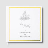 Church Calligraphy Wedding Gastenboek (Voorkant)