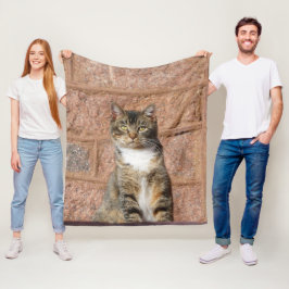 Church Cat Fleece Deken