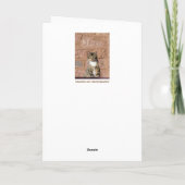 Church Cat Kaart (Achterkant)