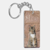 Church Cat Sleutelhanger (Voorkant Links)