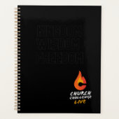 Church Challenge KINGDOM WISDOM FREEDOM Flame Planner (Voorkant)