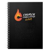 Church Challenge Live KINGDOM WISDOM FREEDOM Notitieboek (Voorkant)