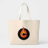 CHURCH CHALLENGE Oranje vlam Grote Tote Bag (Voorkant)