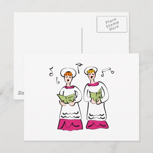 Church Choir Briefkaart (Voorkant / Achterkant)
