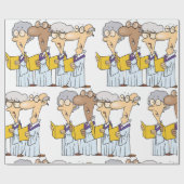 Church Choir Cadeaupapier (Vlak)