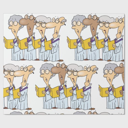 Church Choir Cadeaupapier (Vlak)