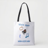 Church Choir canvas tas (Voorkant)