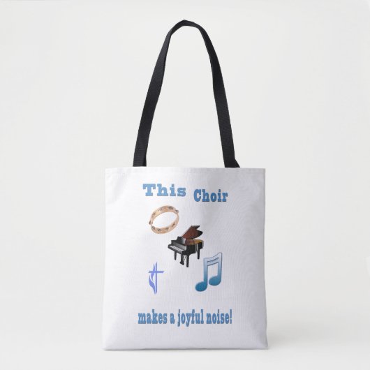 Church Choir canvas tas (Voorkant)