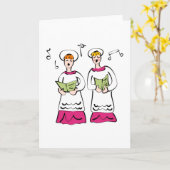 Church Choir Kaart (Gele Bloem)