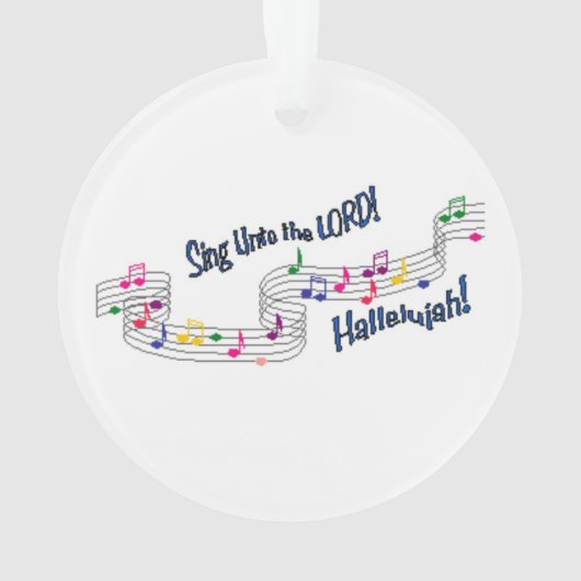 Church Choir Ornament (achterkant)