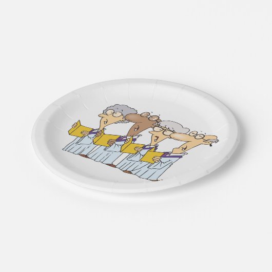 Church Choir Papieren Bordje (Gekanteld)