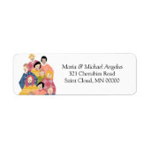 Church Choir Return Address Wedding Labels (Voorkant)