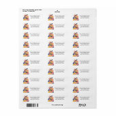 Church Choir Return Address Wedding Labels (Full Sheet)