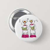 Church Choir Ronde Button 5,7 Cm (Voorkant /achterkant)